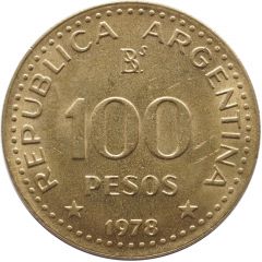 100 Pesos José de San Martín