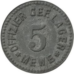 5 Pfennig - Mewe Offizier Gef. Lager