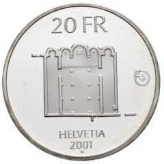 20 Francs Abbey of Müstair, trial