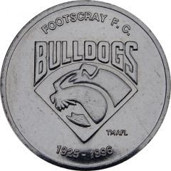 Medal - Herald Sun AFL Centenary Footscray Bulldogs