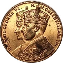 Medal - George VI and Elizabeth Coronation