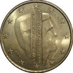 10 Euro Cents - Willem-Alexander 2nd map