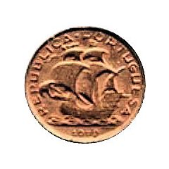 2.50 Escudos Miniature coin, Bronze