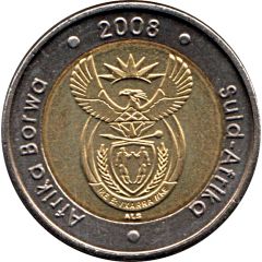 5 Rand Nelson Mandela 90th Birthday