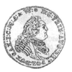 Półtalar / 1/2 Talara - August III Sas Drezno mint