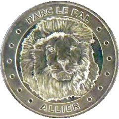 Monnaie de Paris Tourist Token - Allier Parc Le Pal - Le lion d`Asie