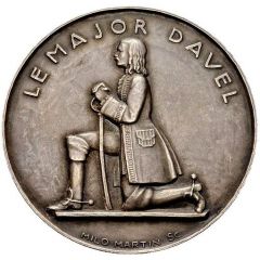 Bicentenary of the death of Major Davel silver