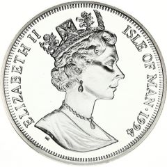1 Crown - Elizabeth II Louis Bleriot, Silver Proof