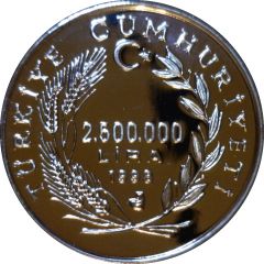2 500 000 Lira 10 Euro