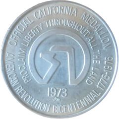 Medal - Official California Medallion Historic Events