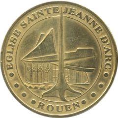Monnaie de Paris Tourist Token - Rouen Eglise Sainte Jeanne d`Arc