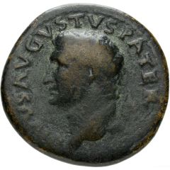 As - Augustus IMP T VESP AVG RESTITVIT S C