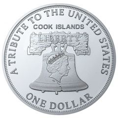 1 Dollar - Elizabeth II Flowing Hair Dollar