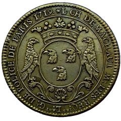 Token - Louis-Charles de Machault, Lieutenant Général de Police