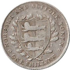 1 Shilling Norfolk & Suffolk - Yarmouth & Bury / J. Hunton & Blyth