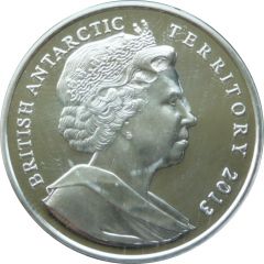 2 Pounds - Elizabeth II Queen Elizabeth Land, Silver