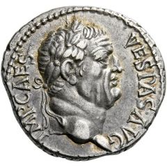 Denarius - Vespasian, Titus, and Domitian LIBERI IMP AVG VESPAS Φ
