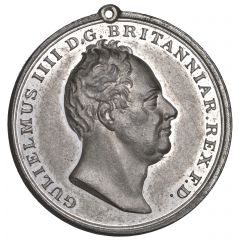 Medal - William IV Obsequies, white metal