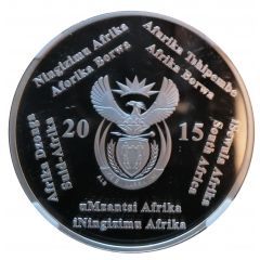 2 Rand Griqua Town, half coin at the top