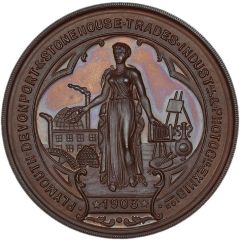 Award Plymouth, Devonport & Stonehouse Trades, Industrial & Photographic Exhibition, bronze