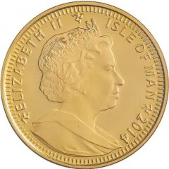 1 Angel - Elizabeth II Archangel Michael facing left, IRB head