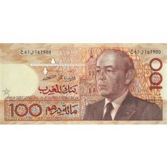 100 Dirhams - al-Hassan II