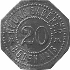 20 Pfennigs - Bodenmais Georg Sagerer