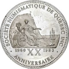1 Dollar - Quebec Numismatic Society