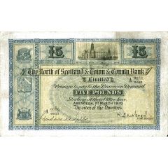 5 Pounds North of Scotland and Town and County Bank