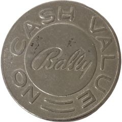 Token - Bally No Cash Value, Only For Amusement