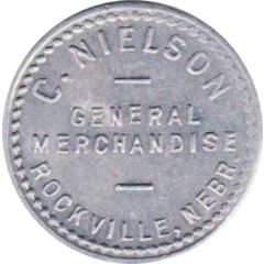 25 Cents - C. Nielson General Merchandise Rockville, Nebraska