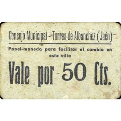 50 Céntimos Torres de Albanchez