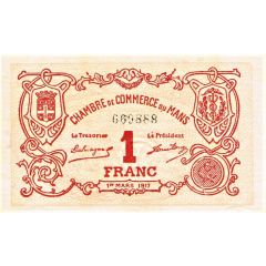 1 Franc - Chambre de Commerce du Mans 72