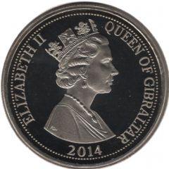 1 Crown - Elizabeth II Cambrai 1917