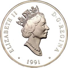 20 Dollars - Elizabeth II Silver Dart