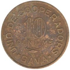 10 Centimos - Unió de Cooperadors