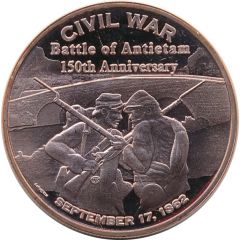 1 oz Copper Civil War - Battle of Antietam