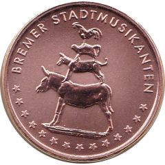 Token - Bundesländersatz Bremen Bremer Stadtmusikanten