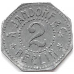 2 Pfennig - Berlin A. Jandorf and Co.