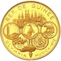 5000 Francs Guinéens Summer Olympics