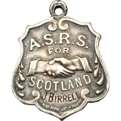 Medal - Amalgamated Society of Railway Servants Scotch railway strike