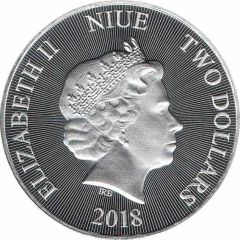 2 Dollars - Elizabeth II The Roaring Lion