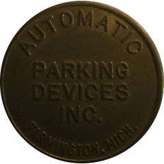 Parking Token - Automatic Parking Devices Inc. Farmington, Michigan