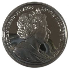 5 Dollars - Elizabeth II Baby Cherub on Rose