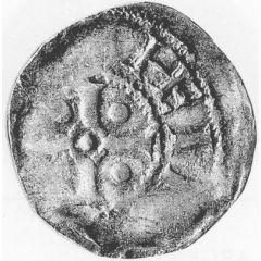 Denier - Henry II Mainz mint, arabic inscription