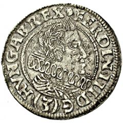 3 Kreuzers - Ferdinand III Glatz