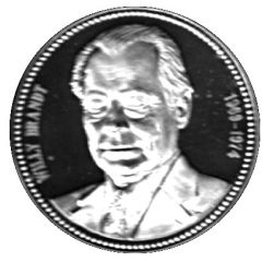 Token - Chancellors and Presidents of Germany Willy Brandt