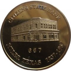 Medal - Citizens State Bank Miles, Texas