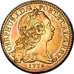 1/2 Peça - José I Lisboa, Bahia and Rio mints