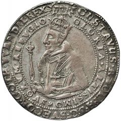 2 Mark - Gustav II Adolf Crowned head - Type II